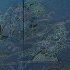 付け下げ 縮緬 一つ紋付き 正絹 古典柄 袷仕立て 身丈159cm 裄丈66cm リサイクル着物 着物 卒業式 パーティー フォーマル 青・紺_画像6