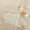 付け下げ 金駒刺繍 正絹 木の葉・植物柄 袷仕立て 身丈163cm 裄丈66cm リサイクル着物 着物 箔 金彩 入学式 卒業式 七五三 お宮参り フォーマル シンプル 上品 ベージュ_画像7