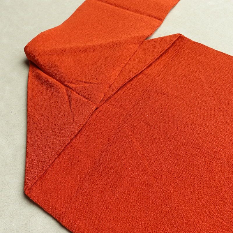 名古屋帯 太鼓柄 縮緬 正絹 花柄 名古屋仕立て なごや帯 リサイクル帯 帯 赤・朱_画像19