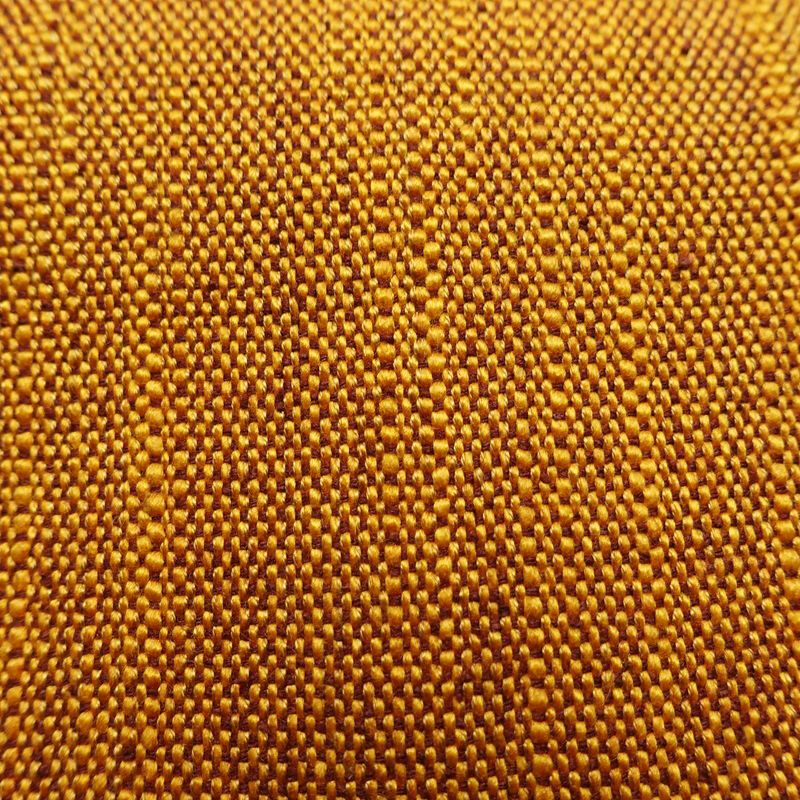 名古屋帯 全通柄 正絹 その他の柄 松葉仕立て なごや帯 リサイクル帯 帯 シンプル 紬地 黄・黄土色_画像6