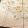 訪問着 美品 金駒刺繍 綸子 正絹 古典柄 袷仕立て 身丈161cm 裄丈65cm リサイクル着物 着物 箔 金彩 入学式 卒業式 結婚式 七五三 お宮参り フォーマル 菊 ピンク_画像4