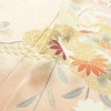 訪問着 美品 金駒刺繍 綸子 正絹 古典柄 袷仕立て 身丈161cm 裄丈65cm リサイクル着物 着物 箔 金彩 入学式 卒業式 結婚式 七五三 お宮参り フォーマル 菊 ピンク_画像18