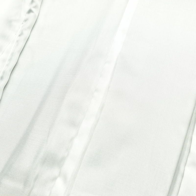 付け下げ 一つ紋付き 正絹 木の葉・植物柄 袷仕立て 身丈166cm 裄丈68.5cm リサイクル着物 着物 箔 金彩 卒業式 フォーマル シンプル 黒_画像19