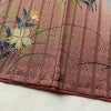 訪問着 美品 しつけ糸付き 正絹 花柄 袷仕立て 身丈161cm 裄丈63.5cm リサイクル着物 着物 箔 金彩 入学式 卒業式 お宮参り フォーマル 桜 多色使い_画像12