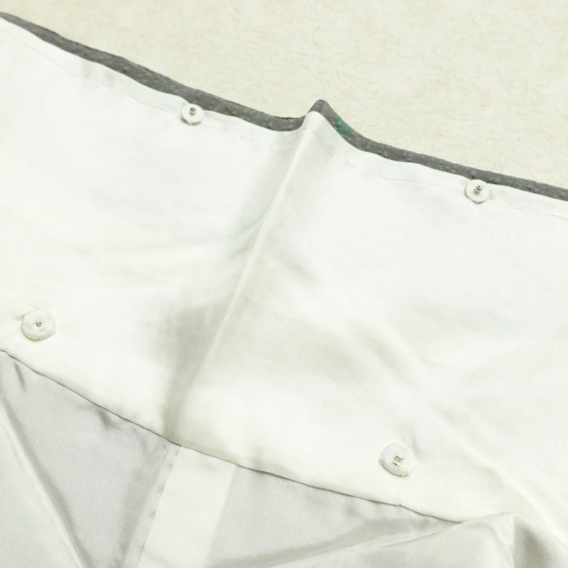 訪問着 美品 しつけ糸付き 正絹 花柄 袷仕立て 身丈161cm 裄丈63.5cm リサイクル着物 着物 箔 金彩 入学式 卒業式 お宮参り フォーマル 桜 多色使い_画像20