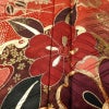 振袖 良品 金駒刺繍 正絹 花柄 袷仕立て 身丈161cm 裄丈66cm リサイクル着物 着物 箔 金彩 成人式 二十歳 二十歳の集い パーティー 萩 フォーマル 赤・朱_画像9