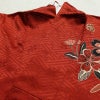 振袖 良品 金駒刺繍 正絹 花柄 袷仕立て 身丈161cm 裄丈66cm リサイクル着物 着物 箔 金彩 成人式 二十歳 二十歳の集い パーティー 萩 フォーマル 赤・朱_画像18