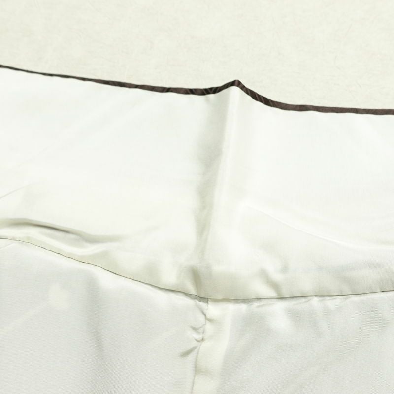 振袖 金駒刺繍 綸子 正絹 花柄 袷仕立て 身丈165.5cm 裄丈69.5cm リサイクル着物 着物 箔 金彩 成人式 二十歳 二十歳の集い フォーマル 菊 茶_画像21