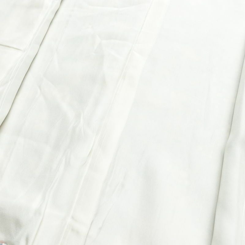 小紋 縮緬 総柄 正絹 花柄 袷仕立て 身丈149.5cm 裄丈63cm リサイクル着物 着物 青・紺_画像18