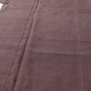 紬 良品 しつけ糸付き 正絹 無地 袷仕立て 身丈155cm 裄丈63.5cm リサイクル着物 着物 くすみパープル シンプル 紫・藤色_画像5