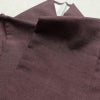 紬 良品 しつけ糸付き 正絹 無地 袷仕立て 身丈155cm 裄丈63.5cm リサイクル着物 着物 くすみパープル シンプル 紫・藤色_画像17