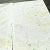 盛夏 小紋 夏用 絽 バチ衿仕立て ポリエステル 木の葉・植物柄 単衣仕立て 身丈158.5cm 裄丈61.5cm リサイクル着物 着物 白_画像15