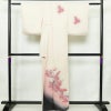 付け下げ 正絹 花柄 袷仕立て 身丈161cm 裄丈65cm リサイクル着物 着物 入学式 卒業式 七五三 お宮参り フォーマル シンプル 上品 ピンク_画像2