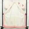 付け下げ 正絹 花柄 袷仕立て 身丈161cm 裄丈65cm リサイクル着物 着物 入学式 卒業式 七五三 お宮参り フォーマル シンプル 上品 ピンク_画像3