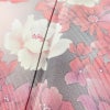 付け下げ 正絹 花柄 袷仕立て 身丈161cm 裄丈65cm リサイクル着物 着物 入学式 卒業式 七五三 お宮参り フォーマル シンプル 上品 ピンク_画像7