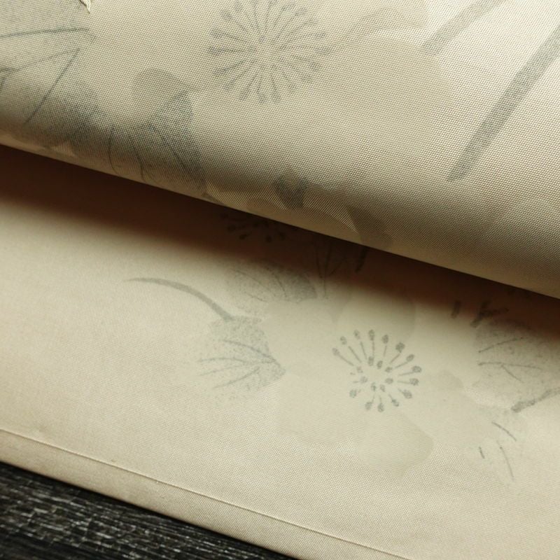 名古屋帯 太鼓柄 正絹 花柄 名古屋仕立て なごや帯 リサイクル帯 帯 刺繍 ピンク_画像9