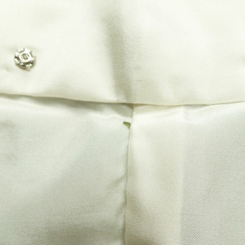 訪問着 縮緬 正絹 花柄 袷仕立て 身丈164cm 裄丈67cm リサイクル着物 着物 共八掛 入学式 卒業式 七五三 お宮参り フォーマル 緑・うぐいす色_画像21