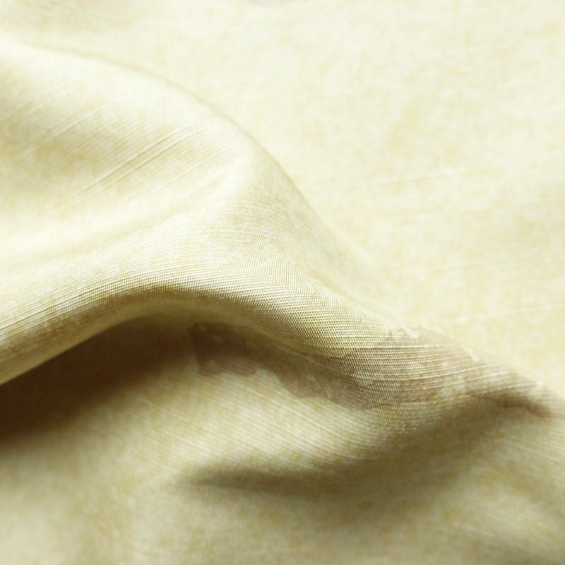 訪問着 良品 落款入り 正絹 幾何学柄・抽象柄 袷仕立て 身丈163.5cm 裄丈66.5cm リサイクル着物 着物 おしゃれ 紬地 緑・うぐいす色_画像21