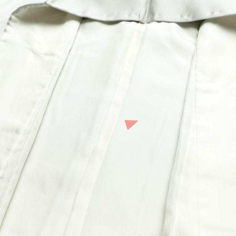 訪問着 金駒刺繍 一つ紋付き 正絹 古典柄 袷仕立て 身丈164.5cm 裄丈65cm リサイクル着物 着物 箔 金彩 入学式 卒業式 七五三 お宮参り フォーマル 四季花 菊 ブルーグレー グレー_画像21