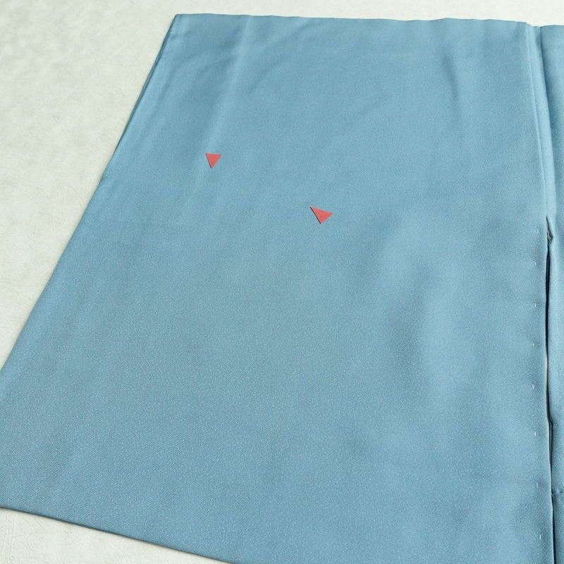 付け下げ 落款入り 植村彩弘 正絹 風景柄 袷仕立て 身丈151cm 裄丈65cm リサイクル着物 着物 入学式 卒業式 七五三 お宮参り フォーマル 青・紺_画像13