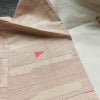 大島紬 都喜ヱ門 手絣 証紙あり 正絹 古典柄 袷仕立て 身丈154cm 裄丈62.5cm リサイクル着物 一部しつけ糸付き 着物 ベージュピンク ピンク_画像18