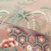 色留袖 しつけ糸付き 縮緬 一つ紋付き 正絹 古典柄 袷仕立て 身丈153cm 裄丈63.5cm リサイクル着物 着物 箔 共八掛 結婚式 フォーマル ピンク_画像8