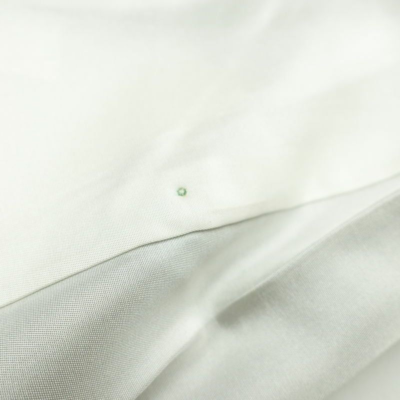 大島紬 古代染色 純泥染 証紙あり 正絹 古典柄 袷仕立て 身丈151cm 裄丈61.5cm リサイクル着物 着物 モダン 黒_画像18