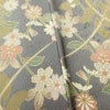 小紋 しつけ糸付き 正絹 花柄 袷仕立て 身丈166cm 裄丈64cm リサイクル着物 着物 多色使い_画像12