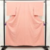 付け下げ 美品 しつけ糸付き 色無地絵羽付下 正絹 古典柄 袷仕立て 身丈154cm 裄丈63.5cm リサイクル着物 着物 入学式 卒業式 七五三 お宮参り フォーマル シンプル ピンク_画像1