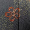 訪問着 良品 縮緬 正絹 花柄 袷仕立て 身丈159.5cm 裄丈65cm リサイクル着物 着物 箔 入学式 卒業式 七五三 お宮参り フォーマル 桜 茶_画像9