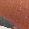 訪問着 良品 縮緬 正絹 花柄 袷仕立て 身丈159.5cm 裄丈65cm リサイクル着物 着物 箔 入学式 卒業式 七五三 お宮参り フォーマル 桜 茶_画像13