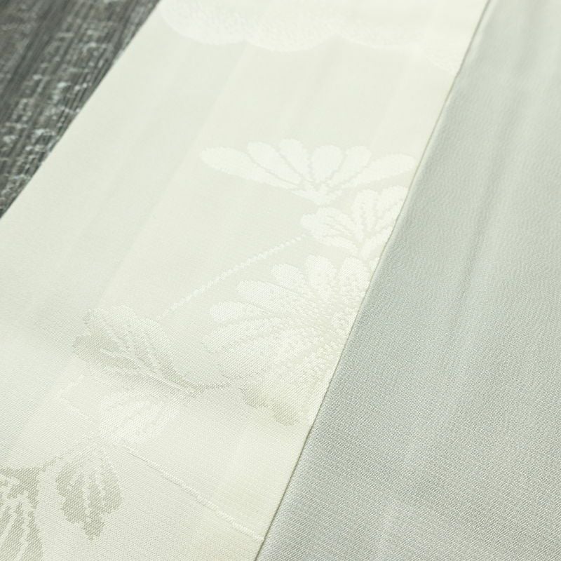 長襦袢 良品 ポリエステル 古典柄 袖無双・胴抜き 身丈131.5cm 裄丈64cm リサイクル着物 着物 フォーマル クリーム_画像8