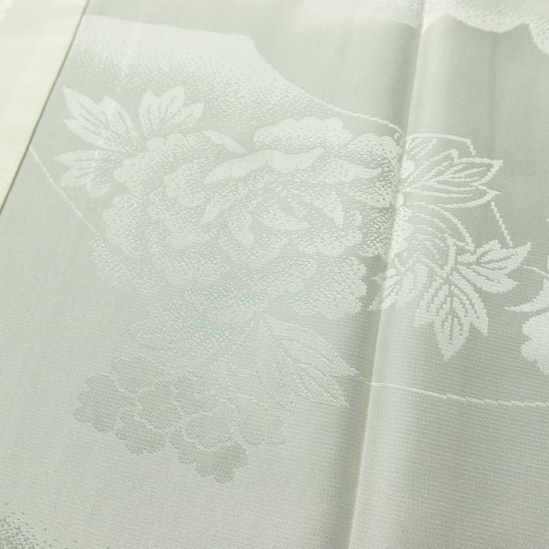 長襦袢 良品 ポリエステル 古典柄 袖無双・胴抜き 身丈131.5cm 裄丈64cm リサイクル着物 着物 フォーマル クリーム_画像9