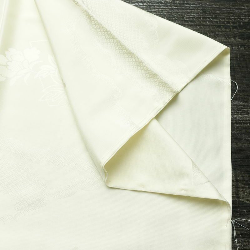 長襦袢 良品 ポリエステル 古典柄 袖無双・胴抜き 身丈131.5cm 裄丈64cm リサイクル着物 着物 フォーマル クリーム_画像15