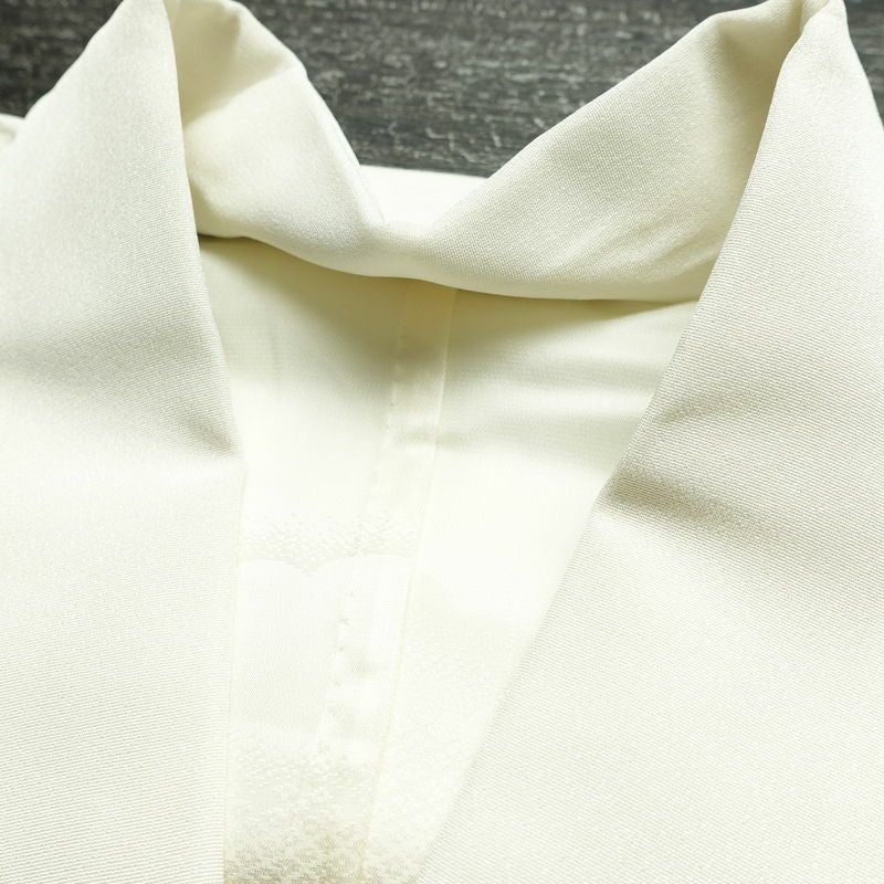 長襦袢 良品 ポリエステル 古典柄 袖無双・胴抜き 身丈131.5cm 裄丈64cm リサイクル着物 着物 フォーマル クリーム_画像18