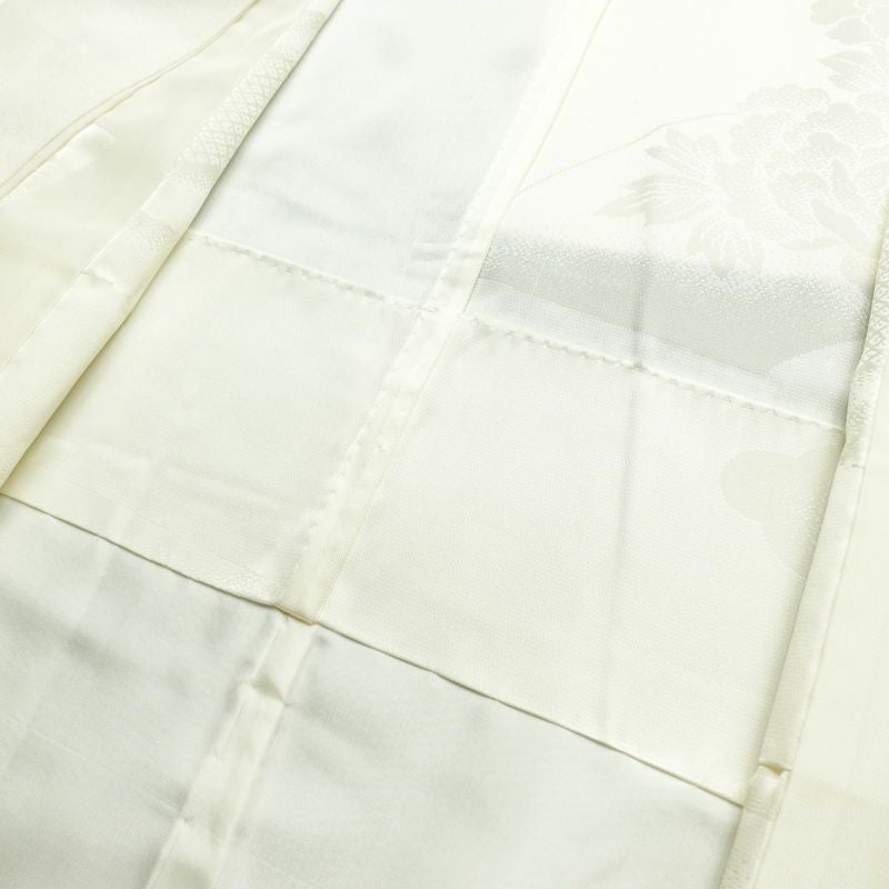 長襦袢 良品 ポリエステル 古典柄 袖無双・胴抜き 身丈131.5cm 裄丈64cm リサイクル着物 着物 フォーマル クリーム_画像19