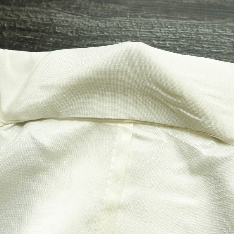 長襦袢 良品 ポリエステル 古典柄 袖無双・胴抜き 身丈131.5cm 裄丈64cm リサイクル着物 着物 フォーマル クリーム_画像20