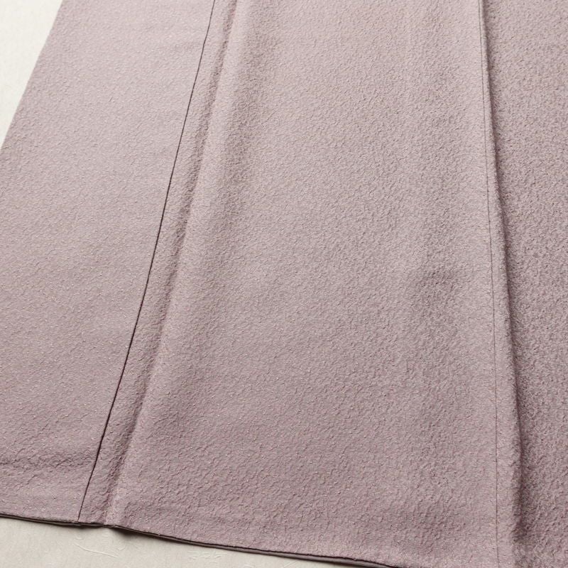 色無地 一つ紋付き 正絹 無地 袷仕立て 身丈152cm 裄丈63.5cm リサイクル着物 着物 お茶会 フォーマル 紫・藤色_画像4