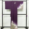 付け下げ 良品 落款入り 正絹 花柄 袷仕立て 身丈166.5cm 裄丈66.5cm リサイクル着物 着物 箔 金彩 入学式 卒業式 七五三 お宮参り フォーマル シンプル 水仙 紫・藤色_画像2