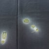 付け下げ 樽本伊勢蔵 京友禅伝統工芸士 落款入り 縮緬 正絹 茶道具 その他の柄 袷仕立て 身丈163.5cm 裄丈70.5cm リサイクル着物 着物 金彩 入学式 卒業式 七五三 お宮参り フォーマル シンプル 青・紺_画像6