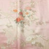 訪問着 綸子 正絹 古典柄 袷仕立て 身丈162cm 裄丈67.5cm リサイクル着物 着物 箔 金彩 入学式 卒業式 七五三 お宮参り フォーマル 扇子 ピンク_画像6
