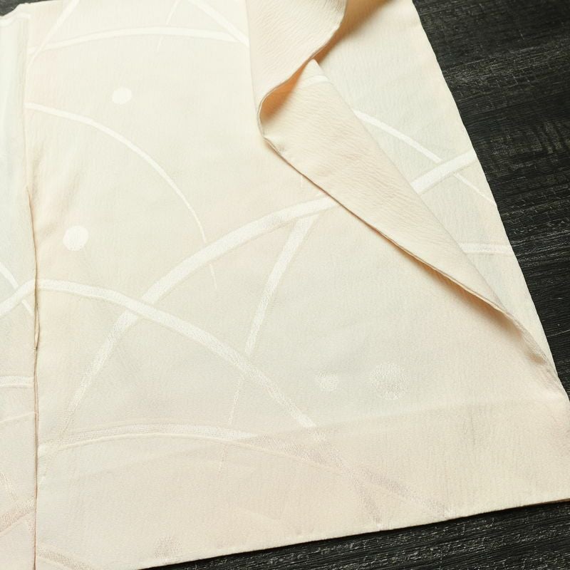 長襦袢 正絹 木の葉・植物柄 袖無双・胴抜き 身丈133cm 裄丈66cm リサイクル着物 着物 フォーマル ピンク_画像12