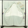 訪問着 落款入り 縮緬 一つ紋付き 正絹 風景柄 袷仕立て 身丈155cm 裄丈66cm リサイクル着物 着物 入学式 卒業式 七五三 お宮参り フォーマル 上品 青・紺_画像3