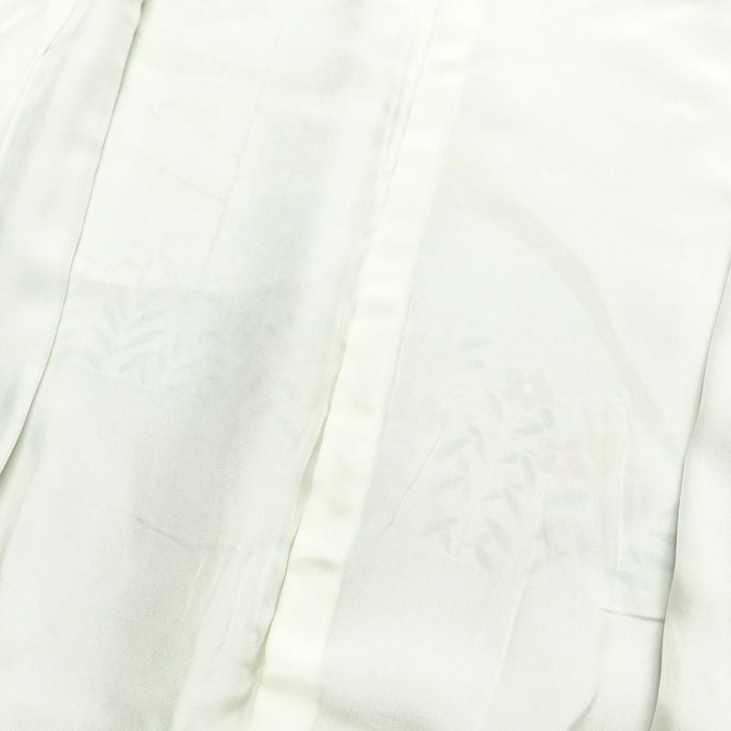 訪問着 落款入り 縮緬 一つ紋付き 正絹 風景柄 袷仕立て 身丈155cm 裄丈66cm リサイクル着物 着物 入学式 卒業式 七五三 お宮参り フォーマル 上品 青・紺_画像20