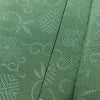 単衣 色無地 しつけ糸付き 一つ紋付き 正絹 古典柄 単衣仕立て 身丈158cm 裄丈63cm リサイクル着物 着物 緑・うぐいす色_画像8