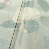 訪問着 落款入り 一つ紋付き 正絹 花柄 袷仕立て 身丈151.5cm 裄丈62.5cm リサイクル着物 着物 共八掛 入学式 卒業式 七五三 お宮参り フォーマル 上品 青・紺_画像9