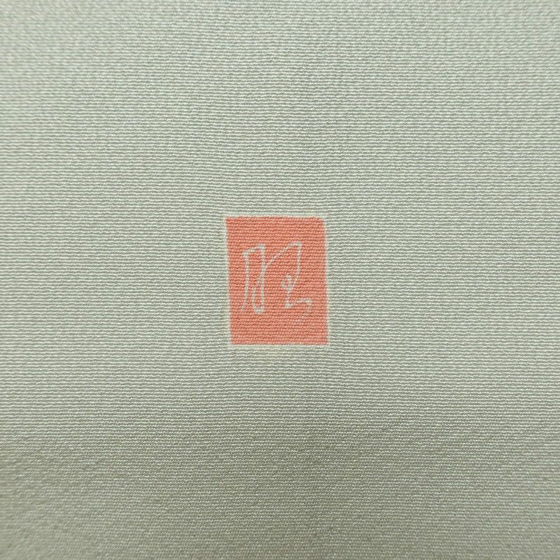 訪問着 落款入り 一つ紋付き 正絹 花柄 袷仕立て 身丈151.5cm 裄丈62.5cm リサイクル着物 着物 共八掛 入学式 卒業式 七五三 お宮参り フォーマル 上品 青・紺_画像12