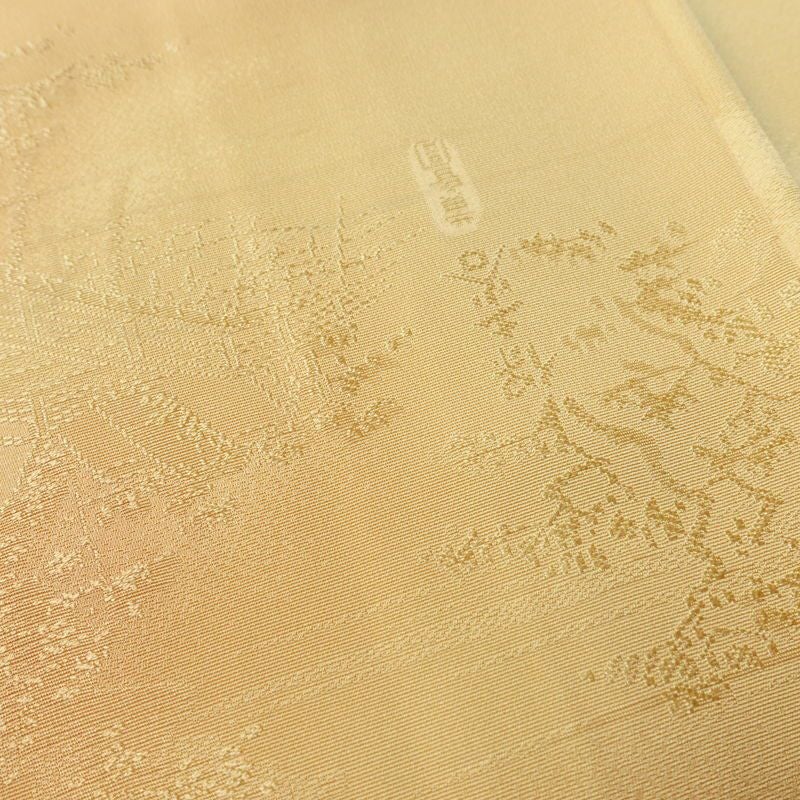 小紋 正絹 風景柄 袷仕立て 身丈152.5cm 裄丈65cm リサイクル着物 着物 多色使い_画像10