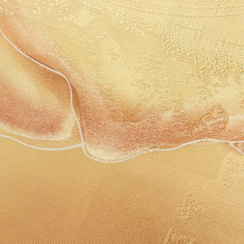 小紋 正絹 風景柄 袷仕立て 身丈152.5cm 裄丈65cm リサイクル着物 着物 多色使い_画像11