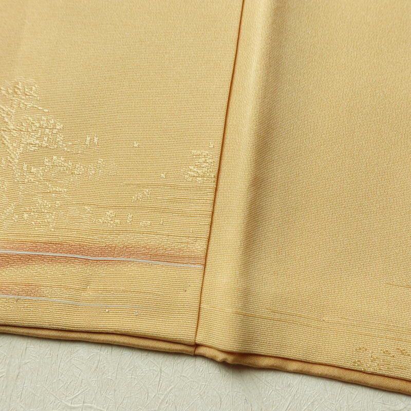 小紋 正絹 風景柄 袷仕立て 身丈152.5cm 裄丈65cm リサイクル着物 着物 多色使い_画像13